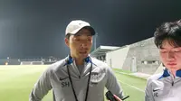 Pelatih Timnas Korea Selatan U-17 Byun Sung-hwan mengaku ingin menjadikan Piala Dunia U-17 2023 sebagai ajang pembuktian kepada Shin Tae-yong. (Liputan6.com/Melinda Indrasari