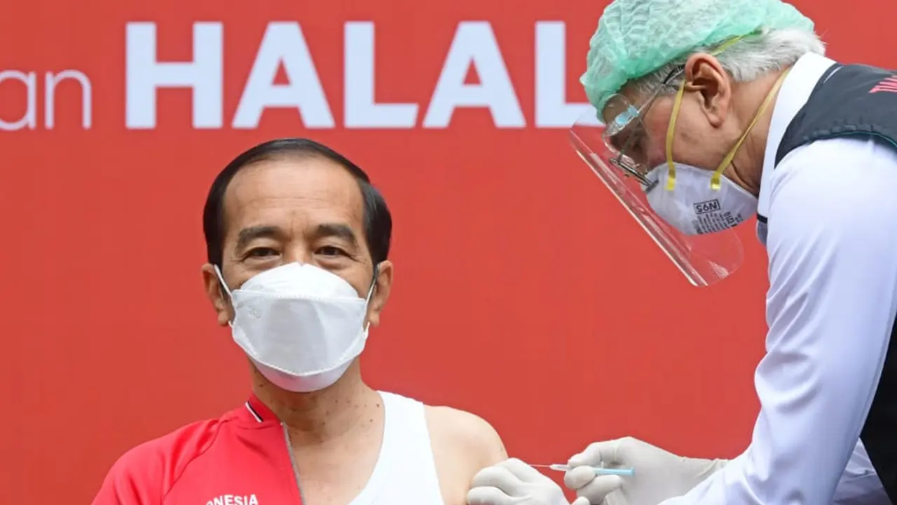 Presiden Jokowi Jalani Vaksinasi COVID-19 Dosis Kedua