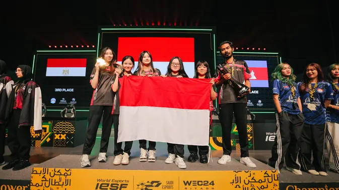 

<p>Indonesian MLBB Women’s National Esports Team. (Doc: PB ESI)</p>
<p>“/></p>
<p>Unmitigated, the strength of the Indonesian national team continues to make opposing teams, such as the United Arab Emirates and Egypt, unable to move.</p>
<p>As a result, Vival et al immediately topped Group A and immediately faced teams from strong countries, such as Cambodia, Nepal, Mongolia, Ukraine, Argentina and Colombia.</p>
<p>In the Upper Bracket Final round, this MLBB heroine faced Egypt and successfully reached the final round against Cambodia.</p>
<p>In the grand final, they faced tough opponents, but their determination and solid teamwork ensured a perfect victory. In this hot match, Fumi, Cinny, Vival, Chell and Vivian successfully defeated the strong Cambodian team with a landslide score of 2-0.</p>
<p>Vivian, captain of the MLBB Women’s team, also expressed her pride. “We are playing to raise the Red-White at the highest peak in the world. “Hopefully this achievement will be an inspiration for young Indonesians,” he said.</p>
<p>This achievement is a source of pride for Indonesia, after the Indonesian national team failed to defend the overall title at the 15th IESF World Esports Championship 2023, which was won by the Philippines.</p>
</p>
</div>

		</div>

				<footer class=