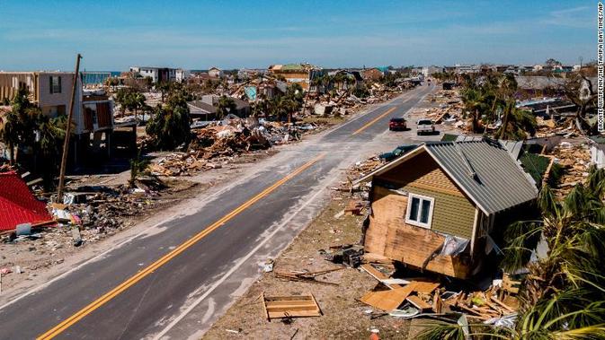Kerusakan yang diakibatkan oleh Badai Michael di Florida (AP PHOTO)
