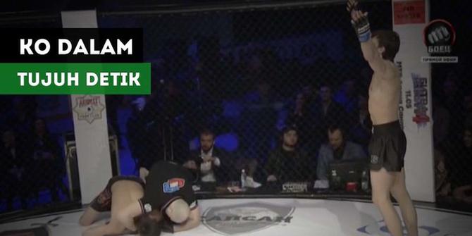 VIDEO: Petarung MMA Ini Hanya Butuh 7 Detik untuk Jatuhkan Lawannya