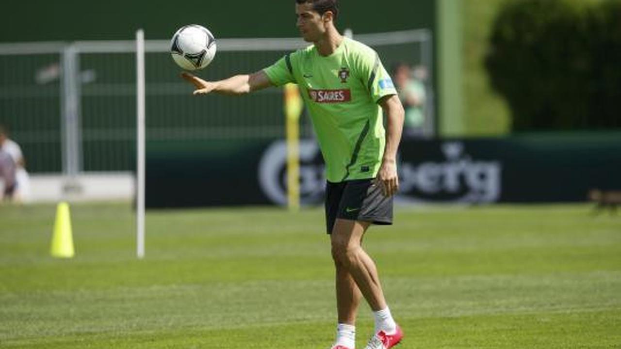Intip CR7 latihan