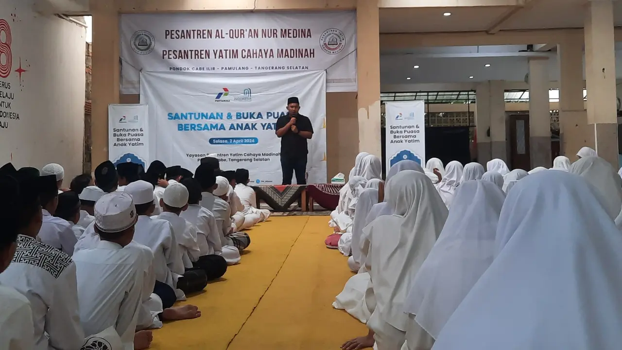 Penggerak Milenial Indonesia (PMI) menggelar agenda bantuan sosial dan santunan untuk anak yatim piatu