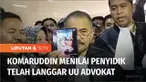 Kamaruddin Simanjuntak mempertanyakan penetapan dirinya sebagai tersangka oleh Bareskrim Polri dalam kasus dugaan penyebaran berita bohong. Kamaruddin menilai, penyidik telah melanggar Undang-undang Advokat, karena keterangan yang disampaikannya dala...