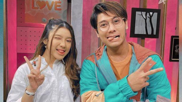 Tiara Andini berfoto dengan Rizky Billar (Instagram)