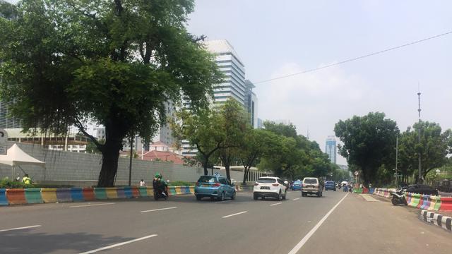Lalu lintas Jalan Medan Merdeka Selatan lancar usai peserta reuni 212 bubar