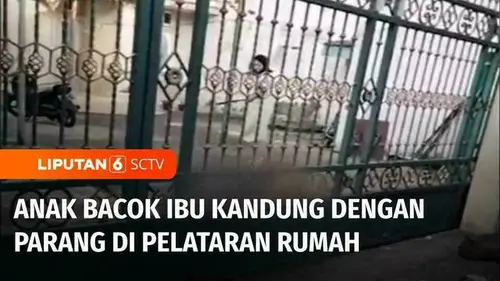VIDEO: Tega! Anak di Kota Makassar Bacok Ibu Kandung Lantaran Disuruh Bersihkan Rumah