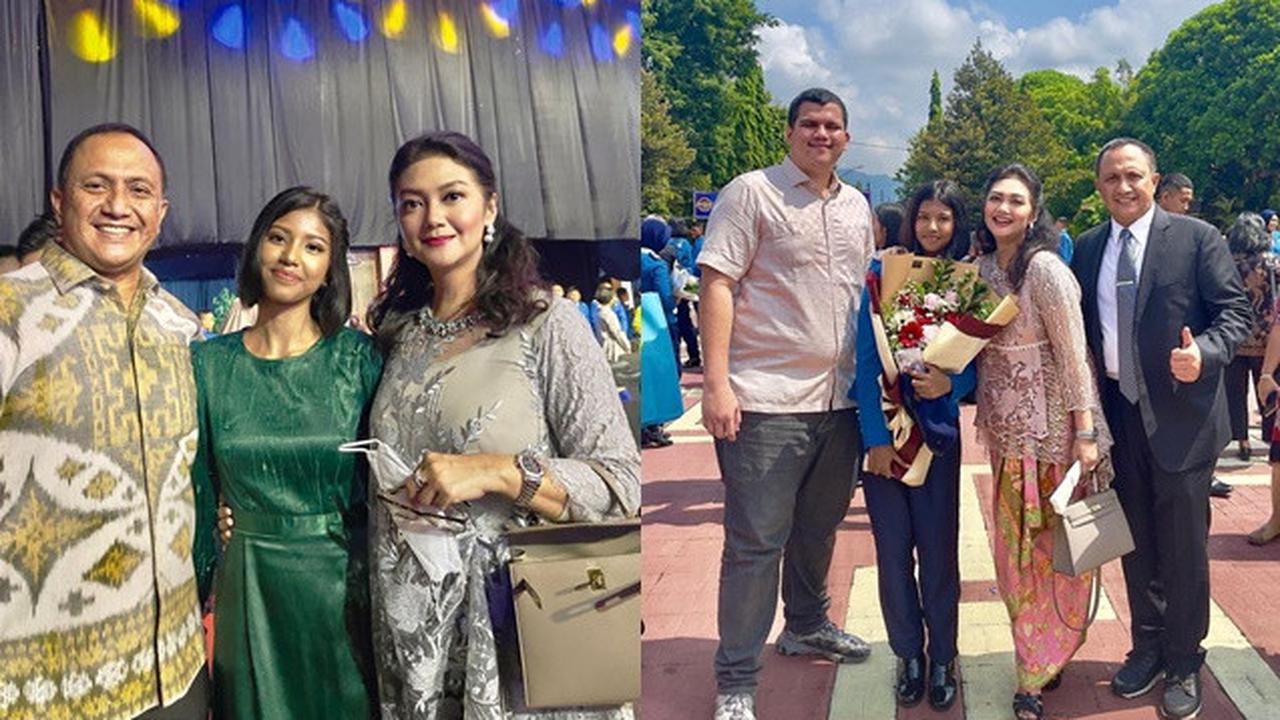 6 Potret Bella Saphira Hadir di Wisuda Putri Sambungnya, Makin Kompak