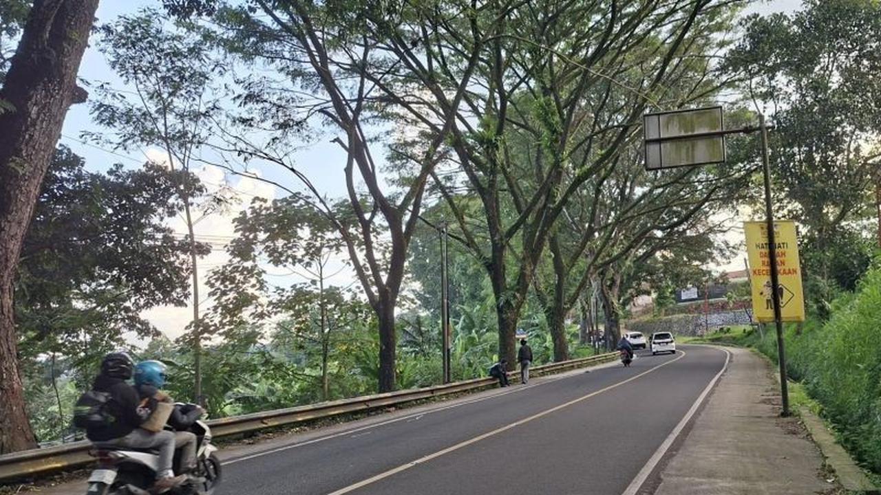 Polres Cianjur Imbau Pengendara Waspada Cuaca Ekstrem di Jalur Rawan Bencana