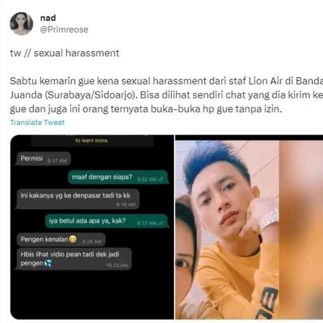 Heboh Penumpang Pesawat Mengaku Jadi Korban Kekerasan Seksual Staf Lion Air di Bandara Juanda