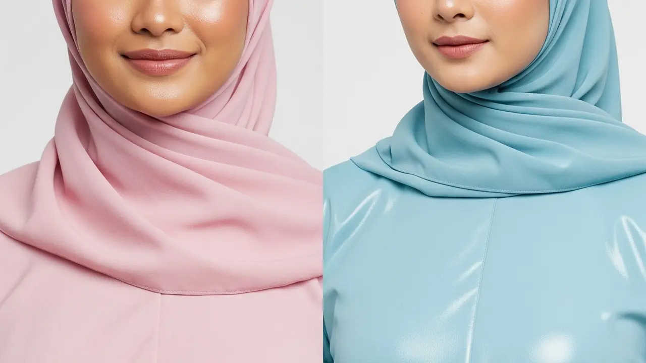 Perbandingan Gamis Bahan Katun dan Polyester