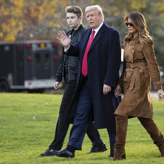 Tinggi Anak Bungsu Donald Trump Capai 2 Meter Usia 15 Tahun Global Liputan6 Com
