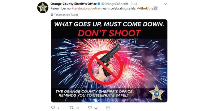 Tweet No Celebratory Gunfire