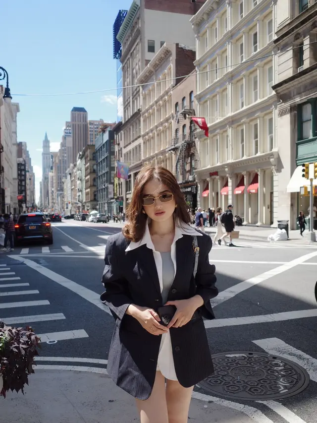 7 Potret Gaya Syifa Hadju di New York yang Memesona, Outfitnya Tuai Pujian Penggemar