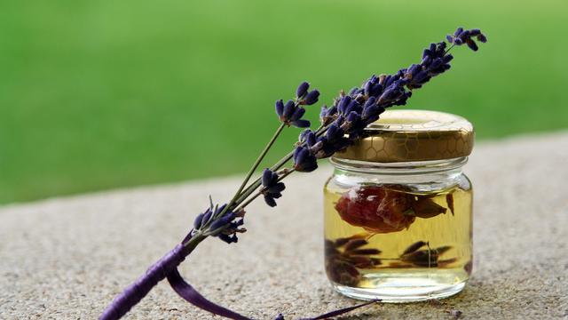 Ilustrasi Lavender Oil / Minyak Lavender (sumber: pixabay)