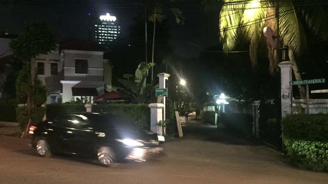 Jalan Widya Chandra, Jakarta Selatan sempat banjir, Selasa (25/2/2020).