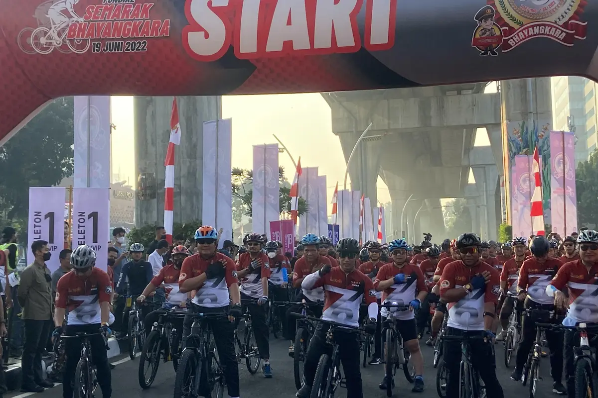 kegiatan Funbike Semarak Bhayangkara