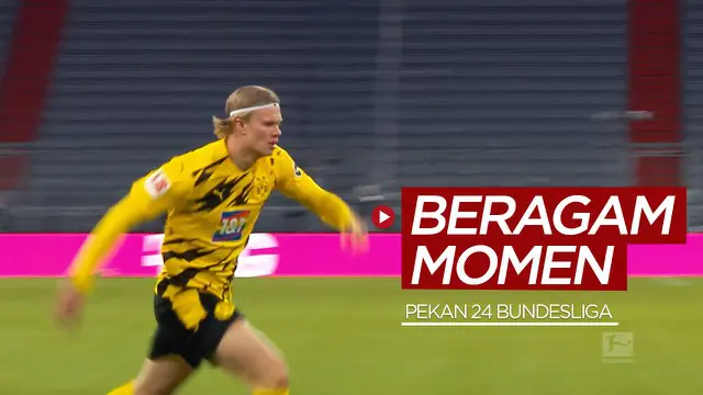 Berita video momen-momen terbaik yang terjadi pada pekan ke-24 Bundesliga 2020/2021, di mana salah satunya gol cepat Erling Haaland di Der Klassiker.