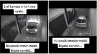 Alarm Mobil yang Lagi Parkir di Garasi Ini Nyala Sendiri, Videonya Bikin Merinding (Sumber: TikTok/zelina_azman)
