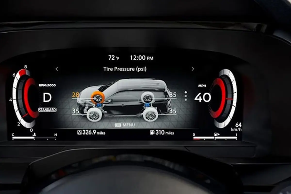 Teknologi terbaru mobil Nissan mengandalkan Easy-fill Tire Alert (Carscoops)