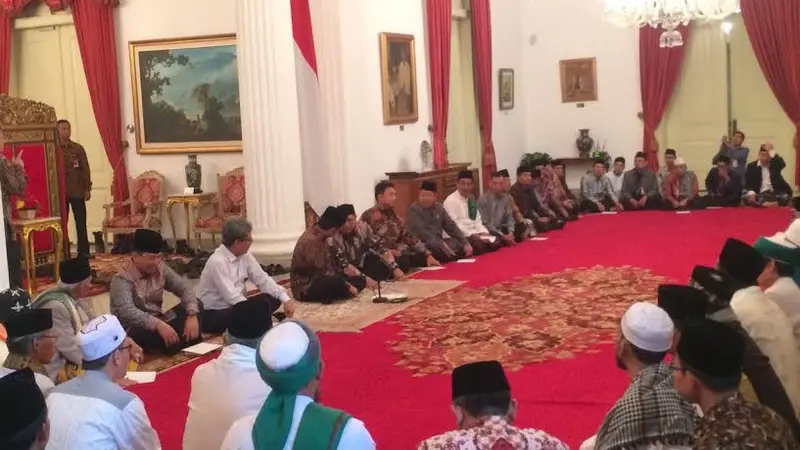 Jokowi menemui ulama di Istana Negara