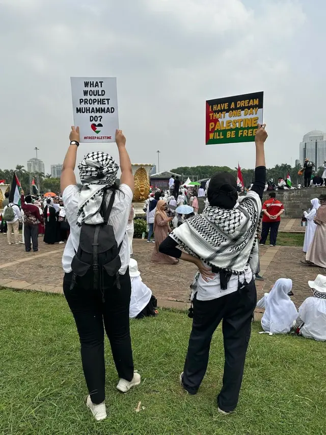 Al Ghazali ikut Aksi Bela Palestina (Instagram)