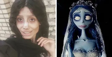 Sahar Tabar, wanita yang melakukan operasi plastik sebanyak 50 kali agar mirip dengan Angelina Jolie (Instagram)