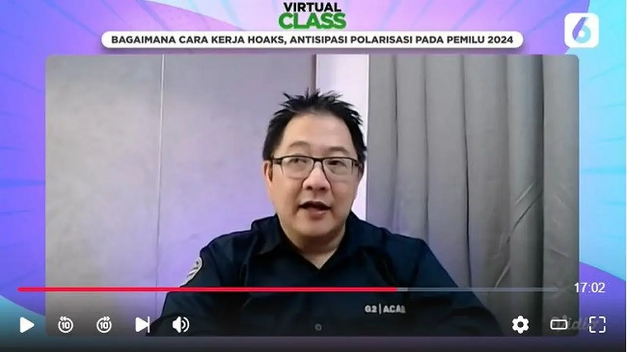 Pengamat dan Praktisi Digital, Ferry Sutanto Saat Menjadi Pembicara di Acara Virtual Class Liputan6.com, Jumat 31 Maret 2023. (foto: Liputan6.com).