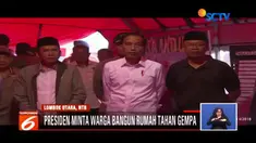 Sebelum bertolak kembali ke Ibu Kota, Senin malam, presiden beserta rombongan menginap di tenda pengungsian.