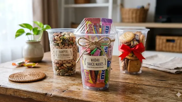 Barang dari Gelas Plastik Bekas Minuman (Foto: Gemini AI)