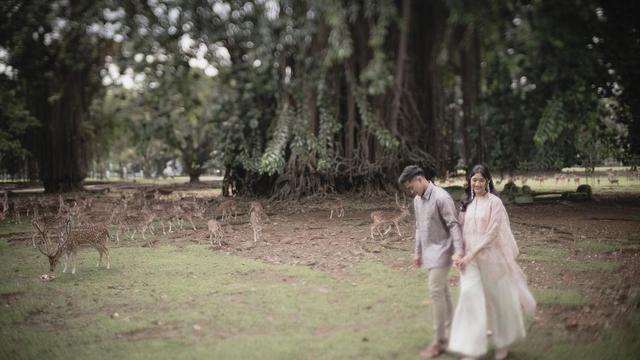 Kaesang Pangarep dan Erina Gudono. (Foto: David Salim dari Instagram @erinagudono)