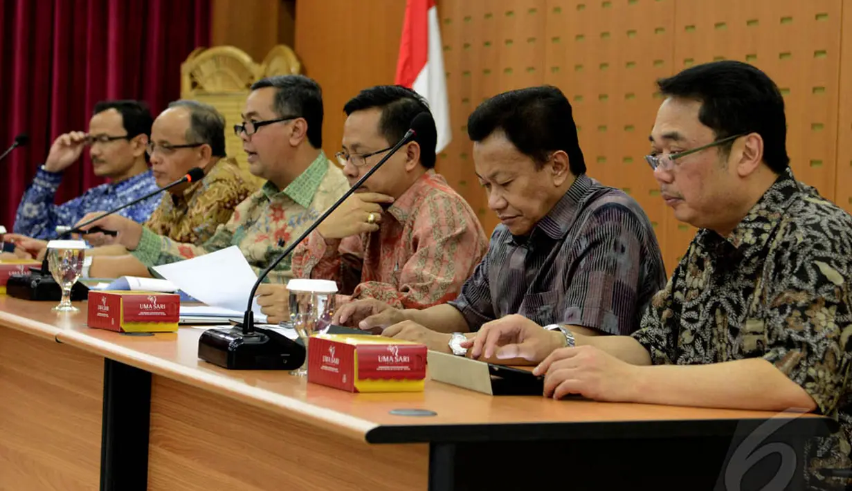 Musliar menambahkan, fasilitas pendidikan SMP di tiap daerah berbeda-beda, sehingga tidak bisa dibanding-bandingkan, Kemendikbud, Jl Jenderal Sudirman, Jakarta Selatan, Jumat (13/6/2014) (Liputan6.com/Andrian M Tunay)