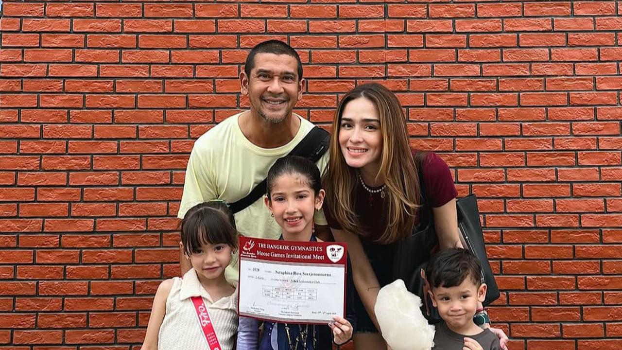 5 Potret Anak Yasmine Wildblood Raih Medali Emas di Kompetisi Gymnastic di Bangkok, Cantik dan Membanggakan