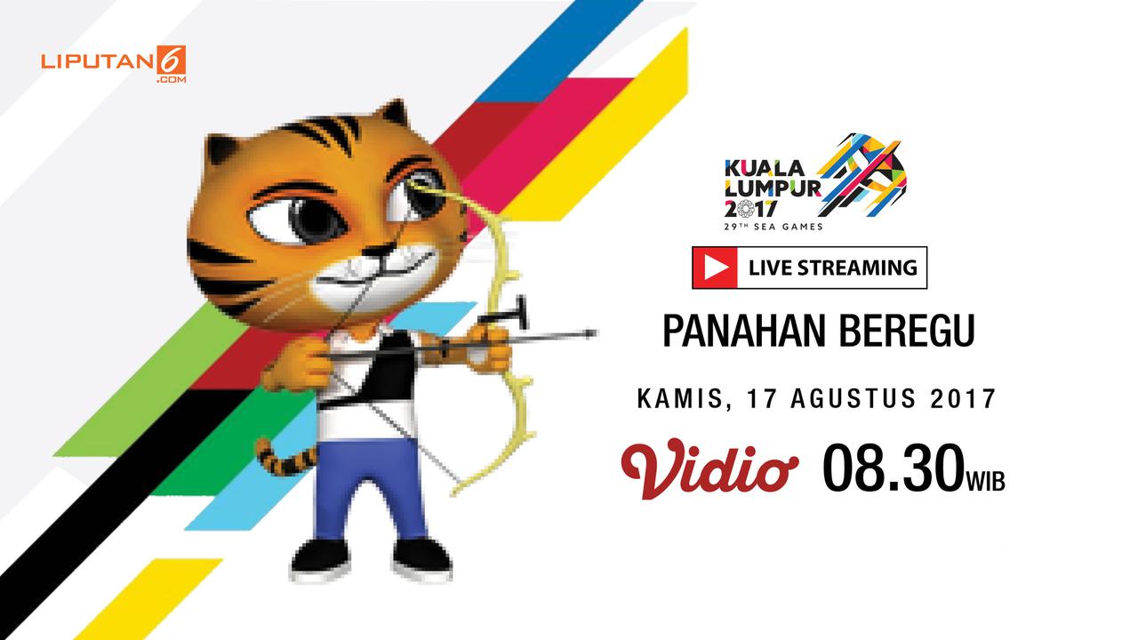 Banner Livestreaming panahan beregu sea games 2017