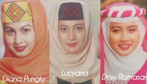 Model Hijab Artis Tahun 1997an (instagram/ekigofur)