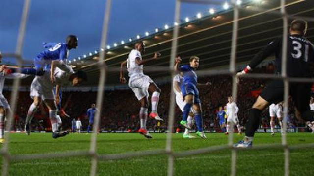 Chelsea kontra Southampton di Piala FA. (c) AFP