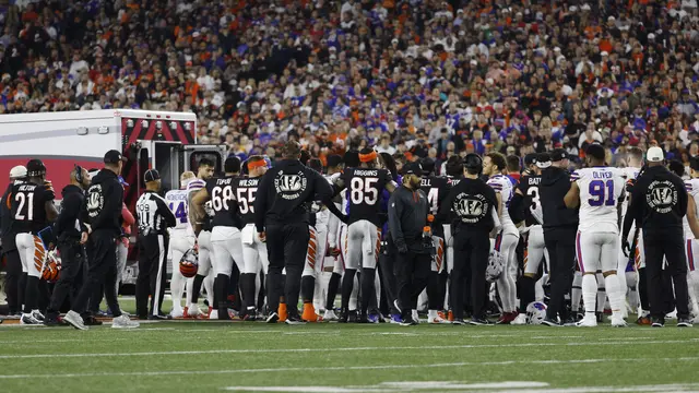 Damar Hamlin Pingsan saat Bela Buffalo Bills
