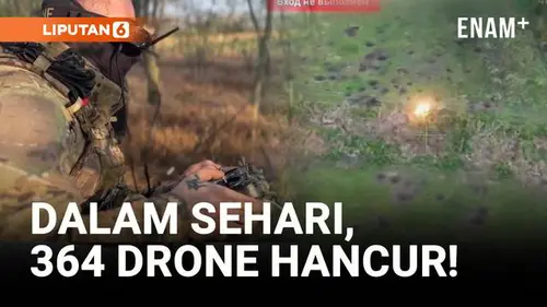 VIDEO: Rusia Serang Infrastruktur Energi Ukraina, 364 Drone Dihancurkan