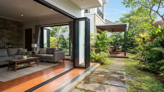 Inspirasi Pintu Lipat untuk Halaman Belakang