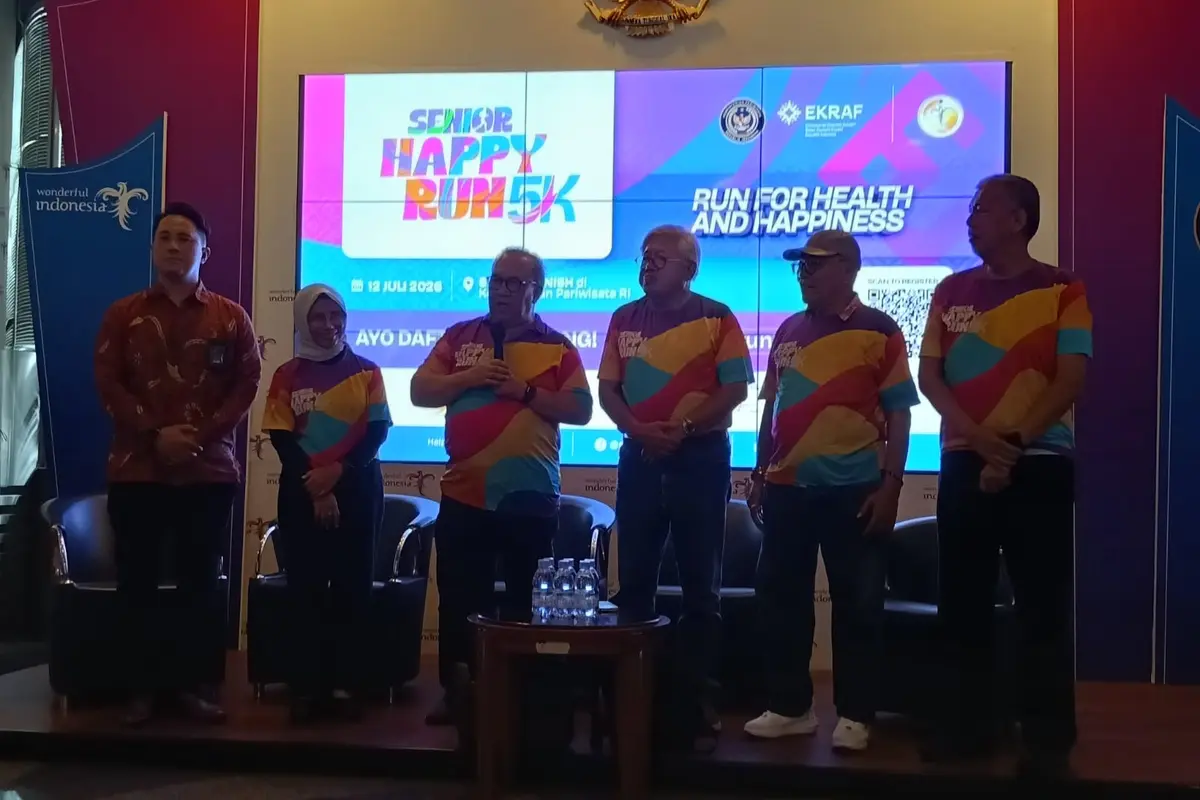 Senior Happy Run 5K, Saat Lansia Diajak Olahraga Sambil Gairahkan Pariwisata Indonesia