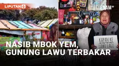 Gunung Lawu Terbakar, Begini Kondisi Warung Tertinggi se-Indonesia
