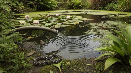 Lokasi Favorit Ular Membuat Sarang di Kebun
