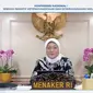 Menaker Terima Penghargaan dari USAID (Istimewa)