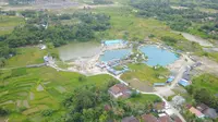 Ada tiga danau di area Telaga Cisoka dengan warna dan kedalaman yang berbeda. Kedalaman danau berkisar antara 15-20 meter. (Liputan6.com/ Andi Jatmiko)