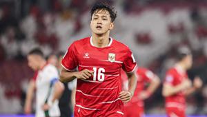 Dony Tri Pamungkas beraksi saat Timnas melawan Bulgaria di final FIFA Series 2026 di SUGBK, Jakarta, Senin (30-3-2026). (Bola.com/Abdul Aziz)