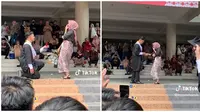 Viral Pria Ini Lamar Kekasihnya Usai Wisuda. (Sumber: TikTok/@byyymmamib)