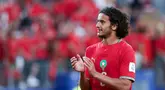 Pemain Maroko, Ayyoub Bouaddi, sukses mencuri perhatian pada laga perdana Grup C Piala Dunia 2026 di East Rutherford, New Jersey, Minggu (14/6/2026) pagi WIB. (AP Photo/Adam Hunger)