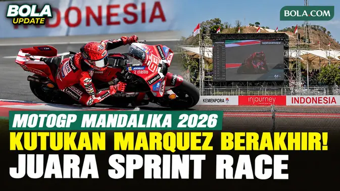 Tuntas Sudah, Marc Marquez Pecah Telur dan Menangi Sprint Race MotoGP Indonesia 2026