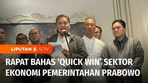 VIDEO: Meski Akhir Pekan, Menko Airlangga Kumpulkan 7 Menteri Ekonomi untuk Rapat Prioritas