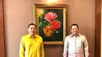Bamsoet bersilaturahmi dengan Tommy Soeharto